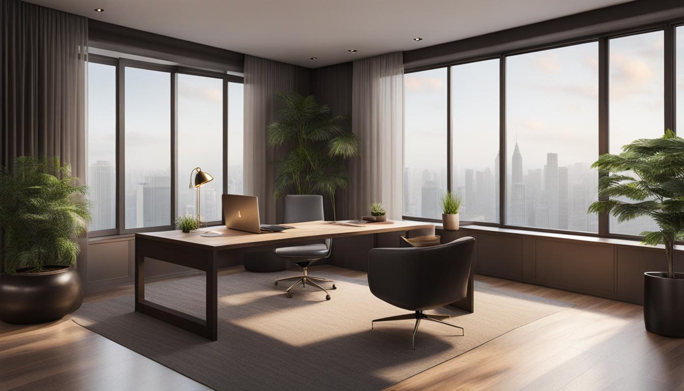 Feng Shui Office Layout with Window